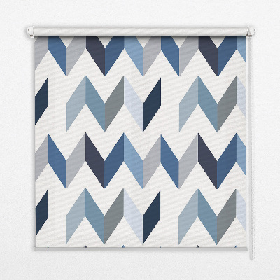 Store intérieur Chevrons bleus