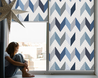 Store intérieur Chevrons bleus