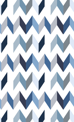 Store intérieur Chevrons bleus