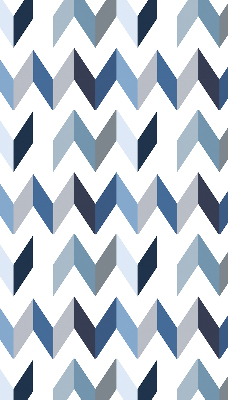 Store intérieur Chevrons bleus