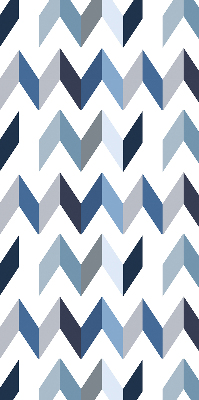 Store intérieur Chevrons bleus