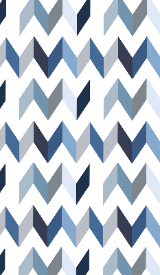 Store intérieur Chevrons bleus