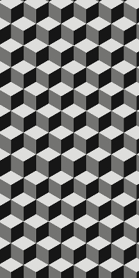 Store enrouleur Cubes 3d