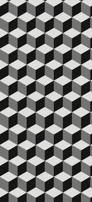 Store enrouleur Cubes 3d