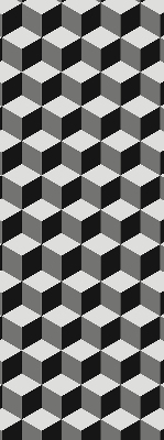 Store enrouleur Cubes 3d