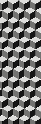 Store enrouleur Cubes 3d