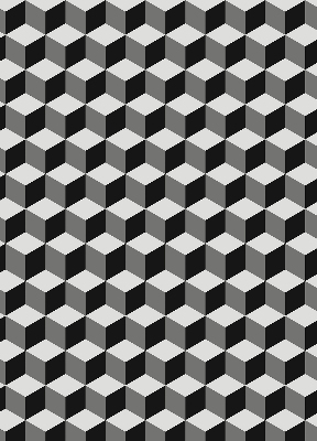 Store enrouleur Cubes 3d