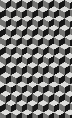 Store enrouleur Cubes 3d