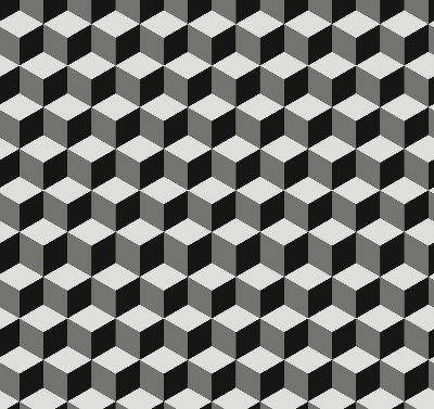 Store enrouleur Cubes 3d