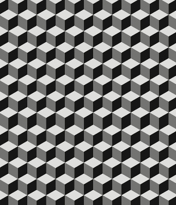 Store enrouleur Cubes 3d