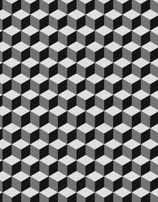 Store enrouleur Cubes 3d