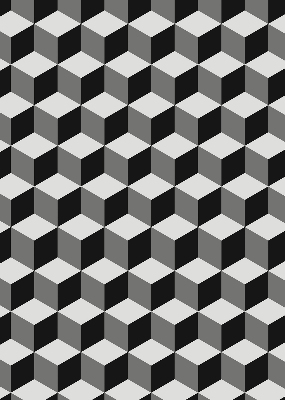 Store enrouleur Cubes 3d