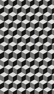 Store enrouleur Cubes 3d