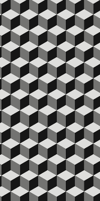 Store enrouleur Cubes 3d