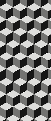 Store enrouleur Cubes 3d