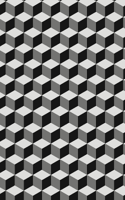 Store enrouleur Cubes 3d