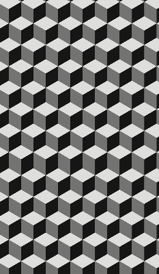 Store enrouleur Cubes 3d