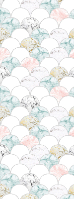 Store intérieur Écailles colorées