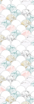 Store intérieur Écailles colorées