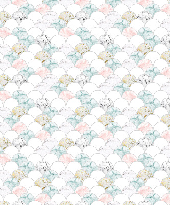 Store intérieur Écailles colorées