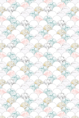 Store intérieur Écailles colorées