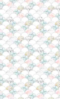 Store intérieur Écailles colorées