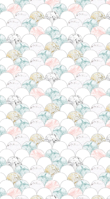 Store intérieur Écailles colorées