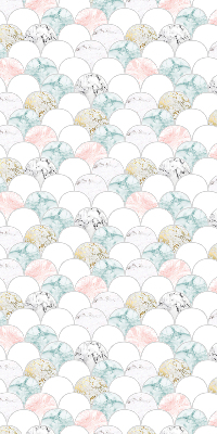 Store intérieur Écailles colorées