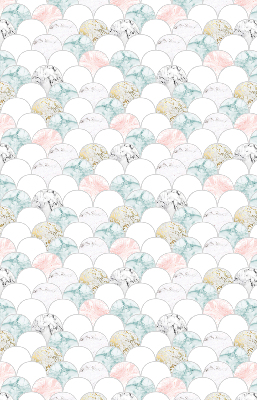 Store intérieur Écailles colorées