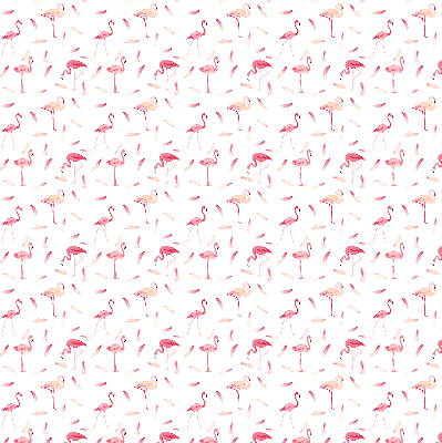 Store intérieur Les flamants roses et leurs plumes