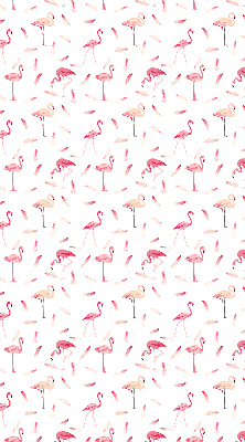 Store intérieur Les flamants roses et leurs plumes
