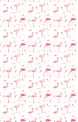 Store intérieur Les flamants roses et leurs plumes