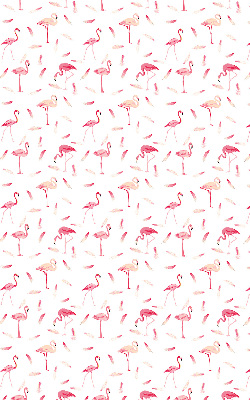 Store intérieur Les flamants roses et leurs plumes