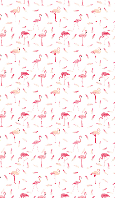 Store intérieur Les flamants roses et leurs plumes