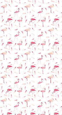 Store intérieur Les flamants roses et leurs plumes