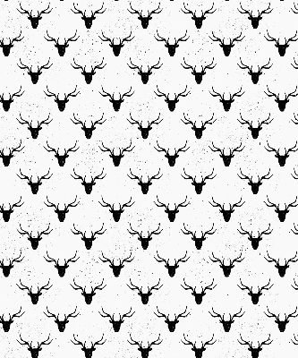 Store enrouleur Têtes de cerf noir