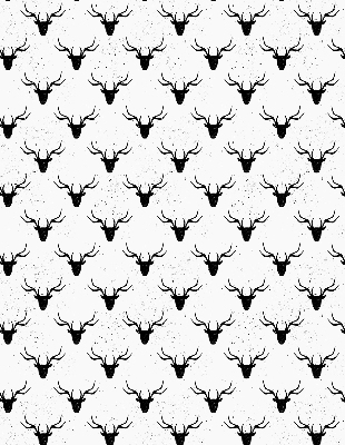 Store enrouleur Têtes de cerf noir