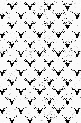 Store enrouleur Têtes de cerf noir