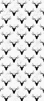 Store enrouleur Têtes de cerf noir