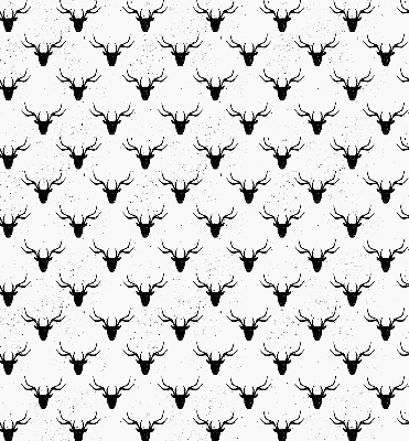 Store enrouleur Têtes de cerf noir