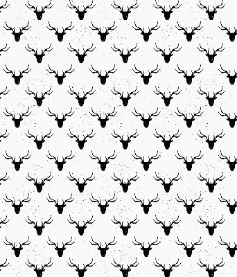 Store enrouleur Têtes de cerf noir