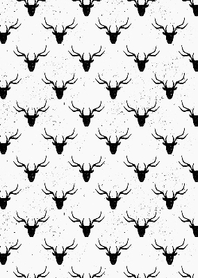 Store enrouleur Têtes de cerf noir