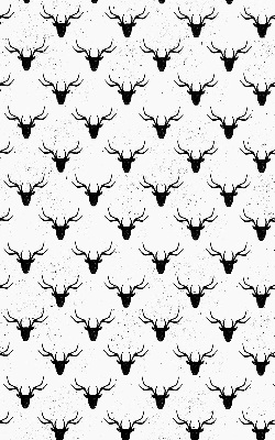 Store enrouleur Têtes de cerf noir