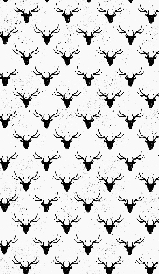 Store enrouleur Têtes de cerf noir