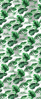 Store enrouleur Feuilles tropicales