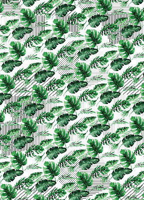 Store enrouleur Feuilles tropicales