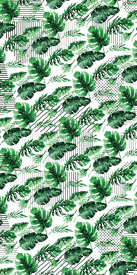 Store enrouleur Feuilles tropicales