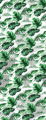 Store enrouleur Feuilles tropicales