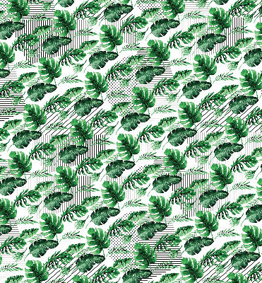 Store enrouleur Feuilles tropicales