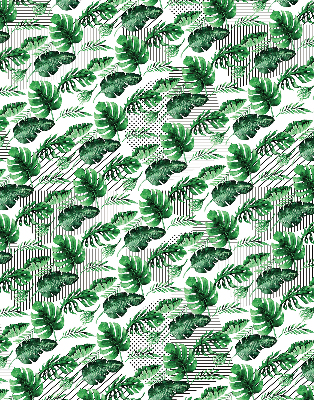 Store enrouleur Feuilles tropicales